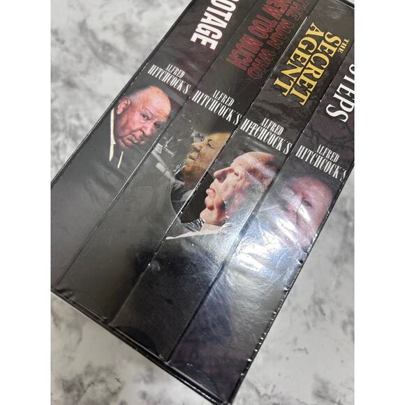 Alfred Hitchcock's Video 4 Pack Box Set (VHS, 2000) Horror Suspense Sealed NEW - Picture 7 of 7